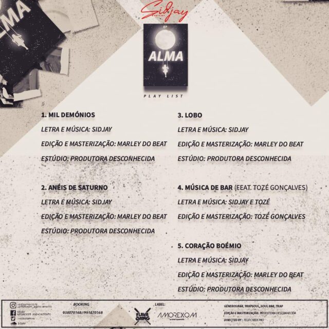 Sidjay (Flava Sava) – EP “Alma” [Curta Aqui] – CenasQueCurto